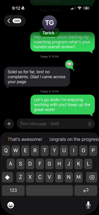 Review from Tarick